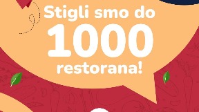 Rekordno do 1.000 restorana